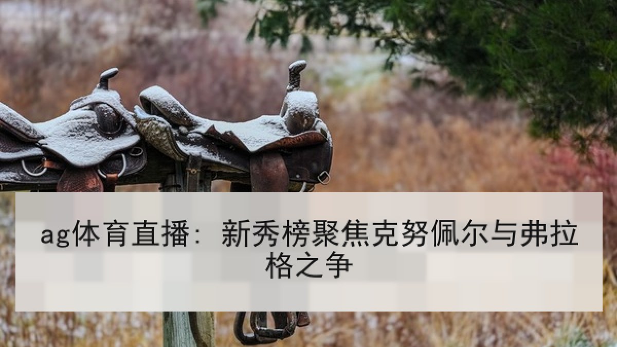 ag体育直播: 新秀榜聚焦克努佩尔与弗拉格之争 ag体育直播: 新秀榜聚焦克努佩尔与弗拉格之争
